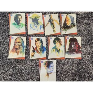 1993 Topps Star Wars Galaxy Trading Card Lot QTY:9